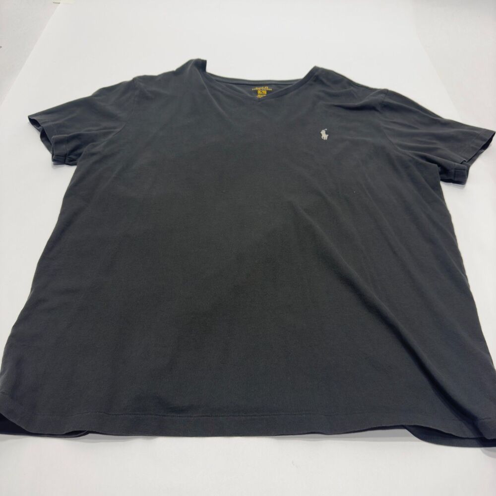 Polo Ralph Lauren Classic Fit Jersey V-Neck T-Shirt ‘Gray/White’ Size XL